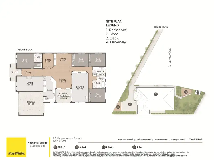 Floorplan of Homely house listing, 2A Edgecombe Street, Kyneton VIC 3444
