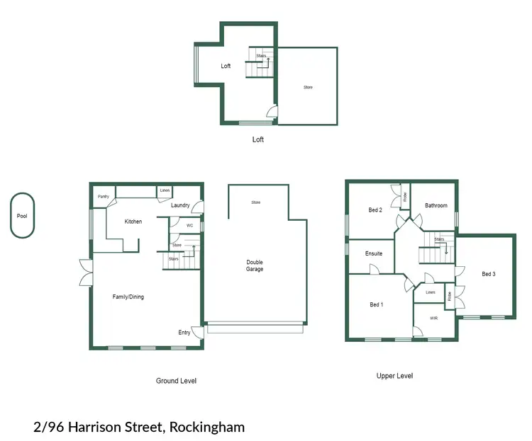 Floorplan of Homely house listing, 2/96 Harrison Street, Rockingham WA 6168