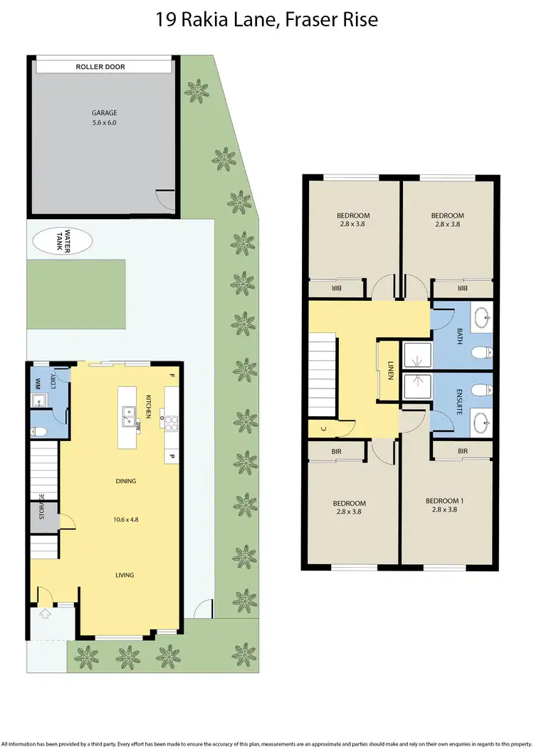 Floorplan of Homely townhouse listing, 19 Rakia Lane, Fraser Rise VIC 3336