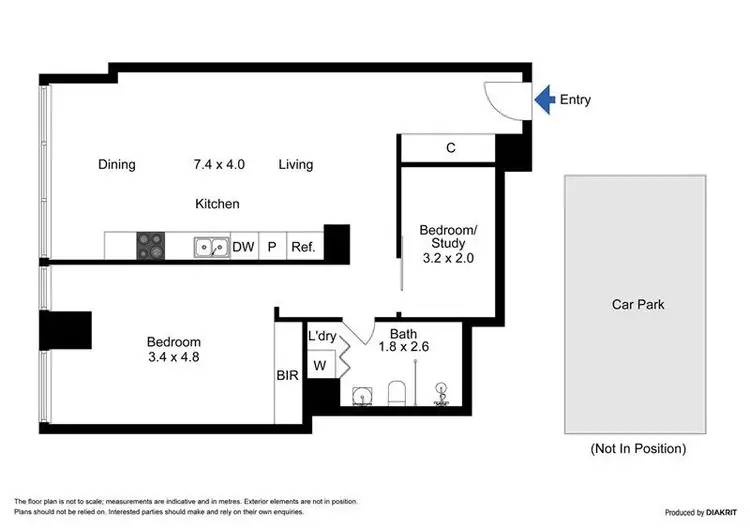 Floorplan of Homely apartment listing, 2509/1 Freshwater Place, Southbank VIC 3006