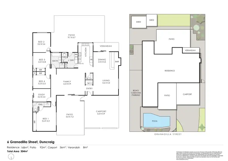 Floorplan of Homely house listing, 6 Granadilla Street, Duncraig WA 6023