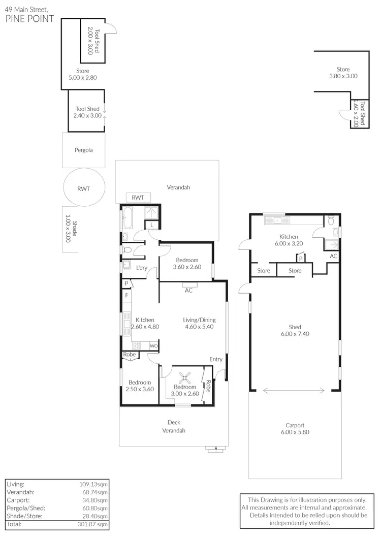 Floorplan of Homely house listing, 49 Main Street, Pine Point SA 5571