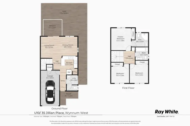 Floorplan of Homely house listing, 10/35 Jillian Place, Wynnum West QLD 4178