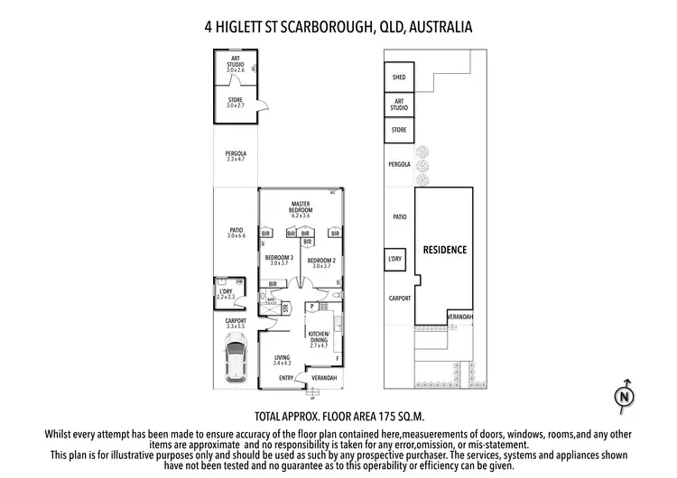 Floorplan of Homely house listing, 4 Higlett Street, Scarborough QLD 4020