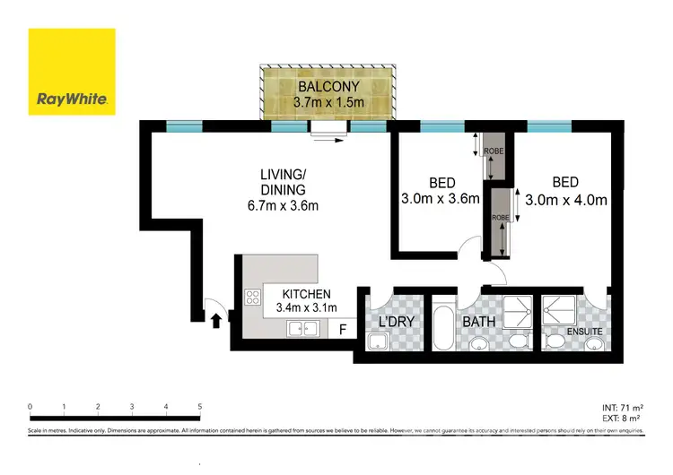 Floorplan of Homely unit listing, 16/47 Briggs Street, Camperdown NSW 2050