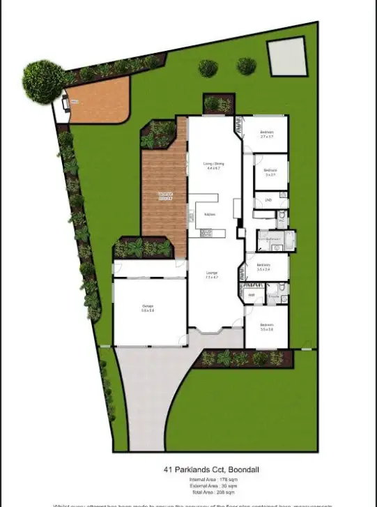 Floorplan of Homely house listing, 41 Parklands Circuit, Boondall QLD 4034