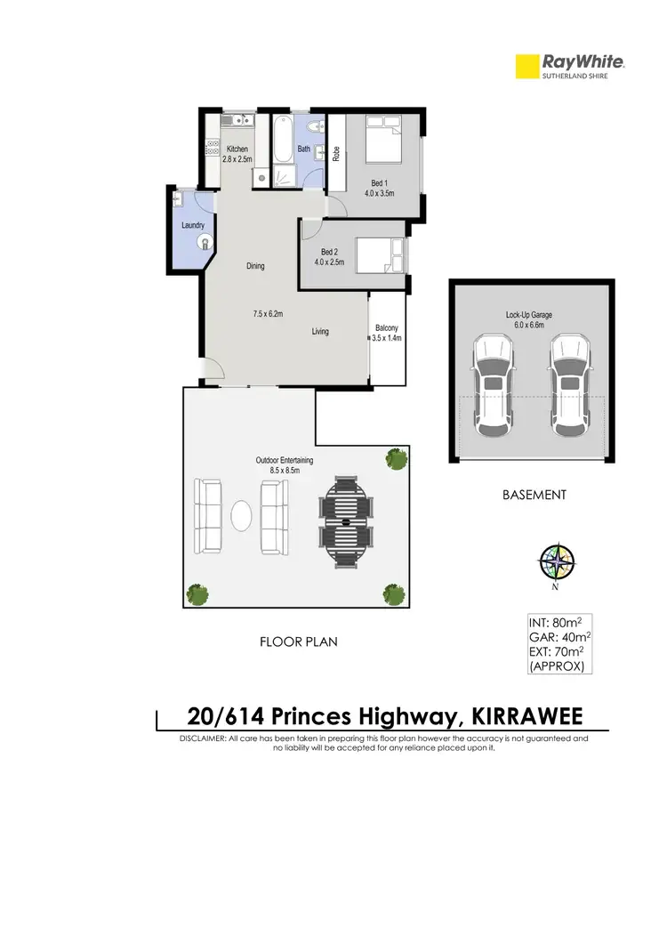 Floorplan of Homely unit listing, 20/614 Princes Highway, Kirrawee NSW 2232