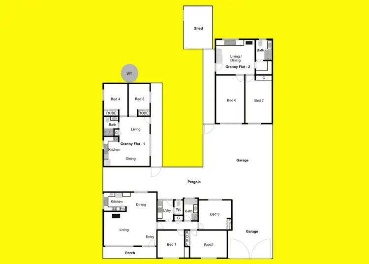 Floorplan of Homely house listing, 4 Morris Place, Buronga NSW 2739