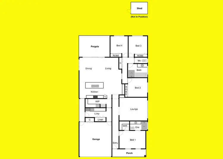 Floorplan of Homely house listing, 10 Trissino Drive, Mildura VIC 3500
