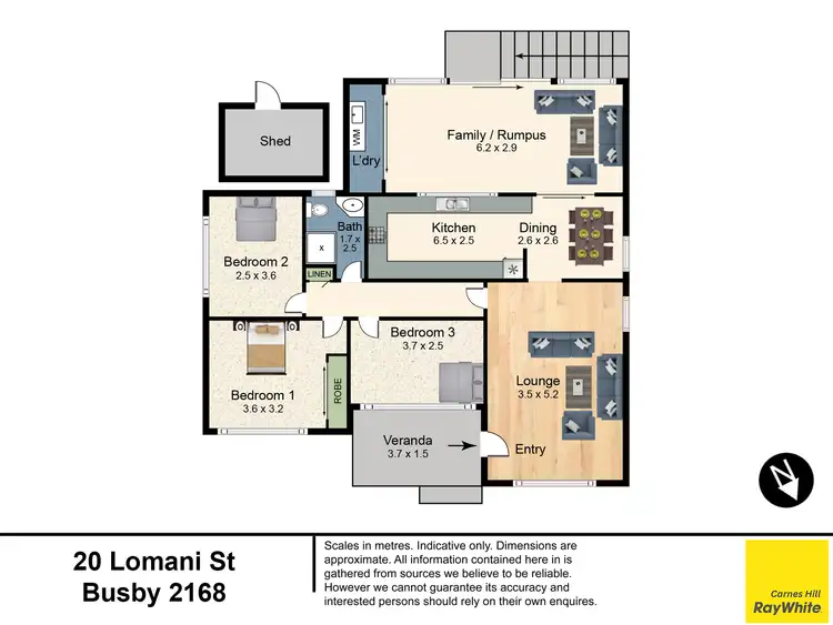 Floorplan of Homely house listing, 20 Lomani Street, Busby NSW 2168