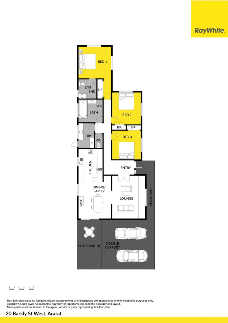 Floorplan of Homely house listing, 20 Barkly Street West, Ararat VIC 3377