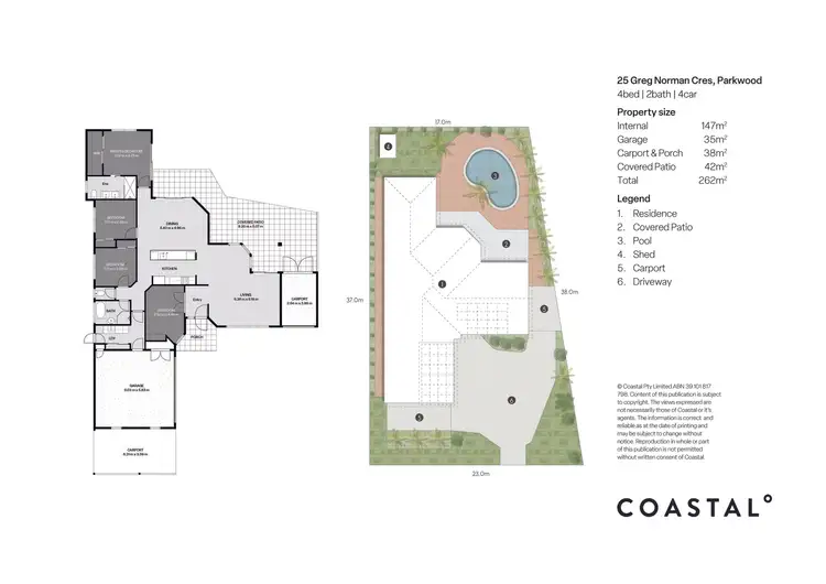 Floorplan of Homely house listing, 25 Greg Norman Crescent, Parkwood QLD 4214