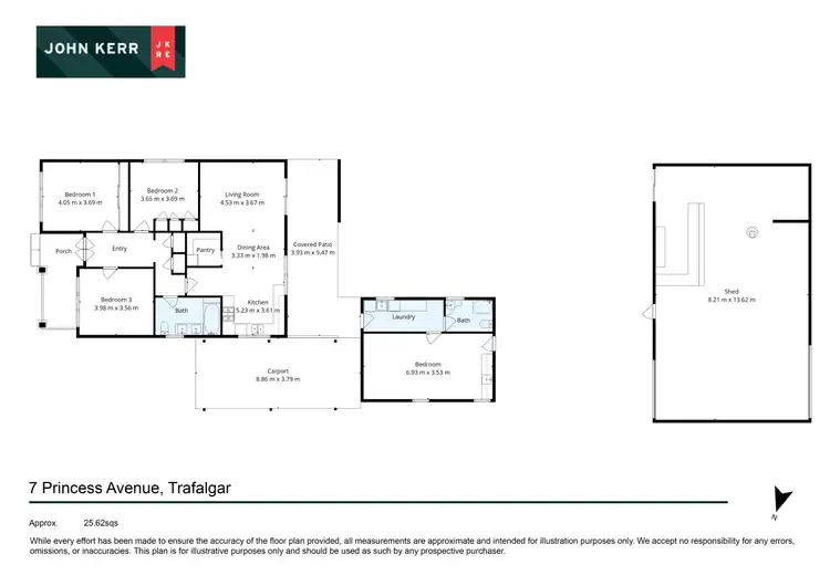Floorplan of Homely house listing, 7 Princes Avenue, Trafalgar VIC 3824