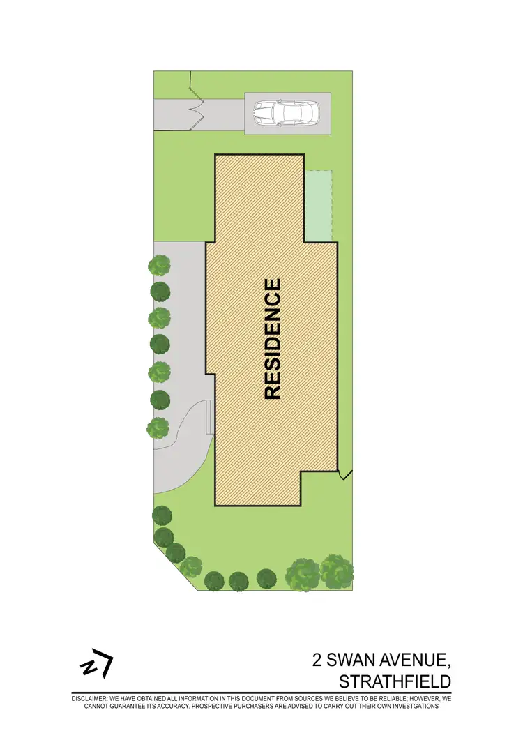 Floorplan of Homely house listing, 2 SWAN AVENUE, Strathfield NSW 2135
