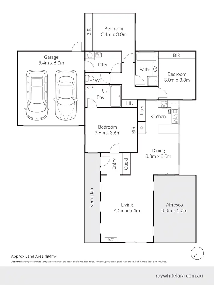 Floorplan of Homely house listing, 2D Teal Street, Lara VIC 3212