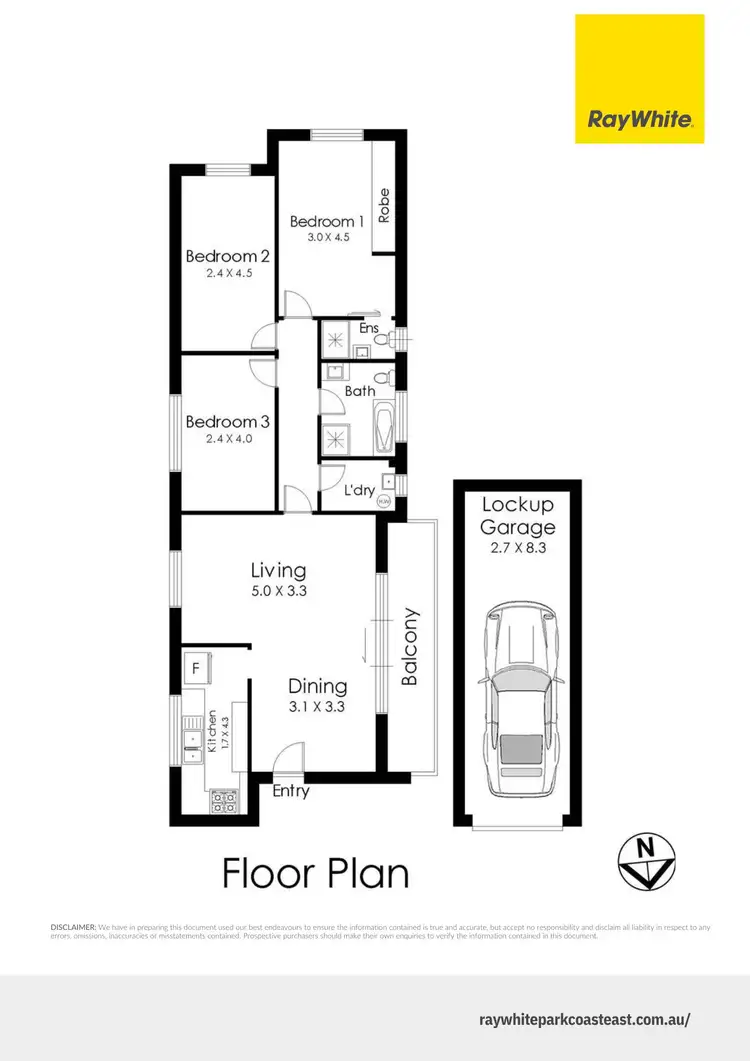 Floorplan of Homely apartment listing, 6/27 William Street, Rose Bay NSW 2029