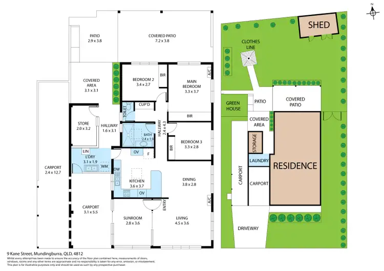 Floorplan of Homely house listing, 9 Kane Street, Mundingburra QLD 4812