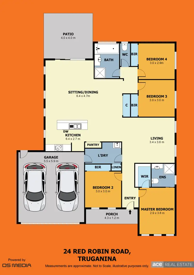Floorplan of Homely house listing, 24 Red Robin Road, Truganina VIC 3029