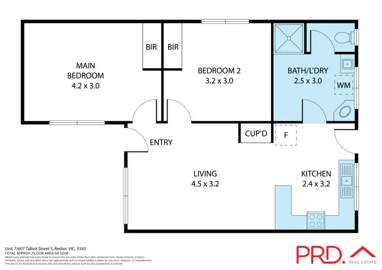 Floorplan of Homely house listing, 7/607 Talbot Street South, Redan VIC 3350