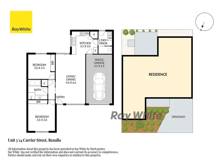 Floorplan of Homely unit listing, 3/14 Carrier street, Benalla VIC 3672
