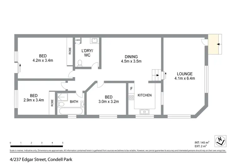 Floorplan of Homely villa listing, 4/237 Edgar Street, Condell Park NSW 2200