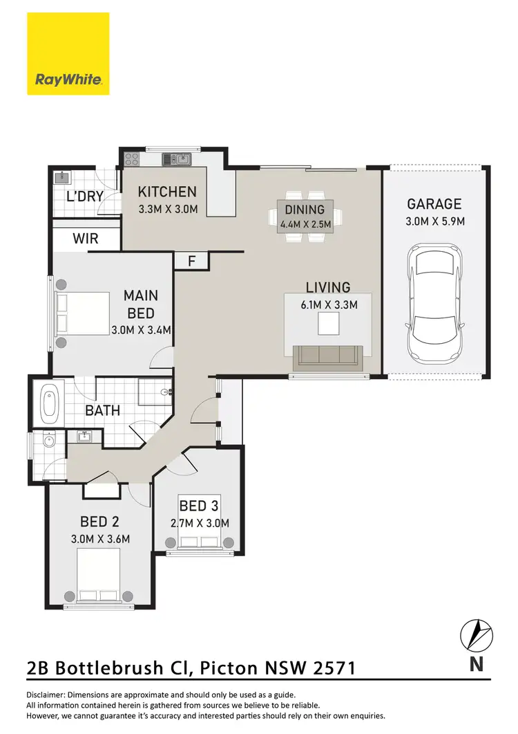 Floorplan of Homely house listing, 2B Bottlebrush Close, Picton NSW 2571