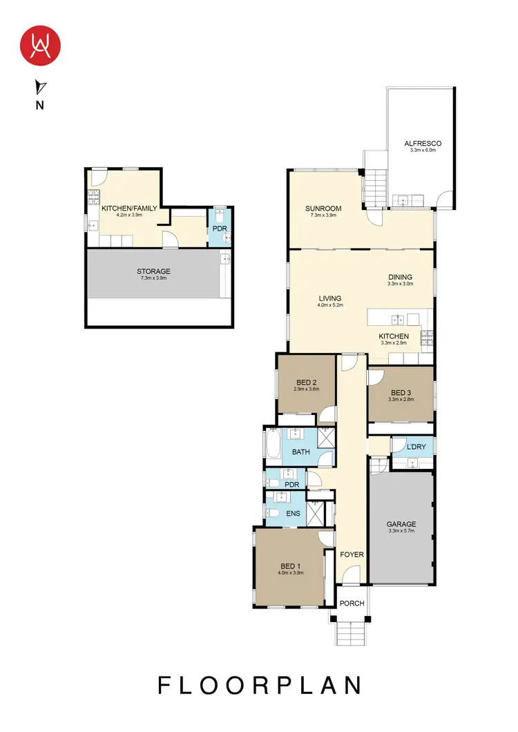 Floorplan of Homely house listing, 6B Richmond Crescent, Cecil Hills NSW 2171