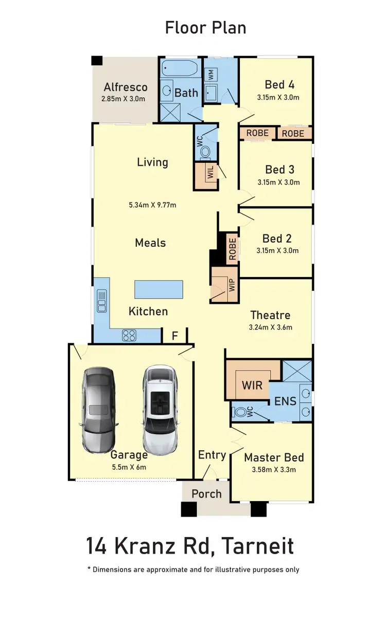 Floorplan of Homely house listing, 14 Kranz Road, Tarneit VIC 3029