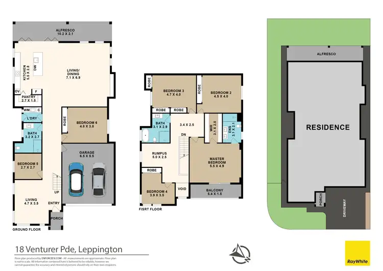 Floorplan of Homely house listing, 18 Venturer Parade, Leppington NSW 2179