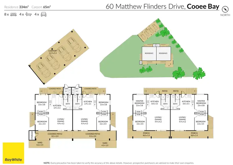 Floorplan of Homely block of units listing, 58-60 Matthew Flinders Drive, Cooee Bay QLD 4703