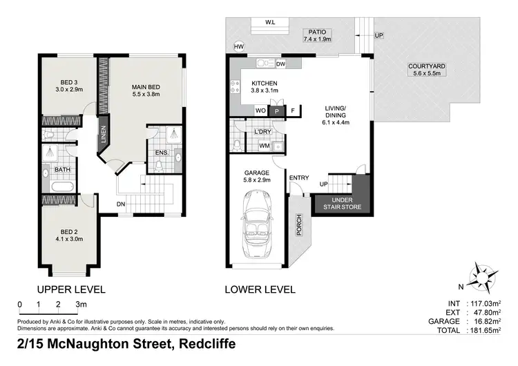 Floorplan of Homely townhouse listing, 2/15 Mcnaughton Street, Redcliffe QLD 4020
