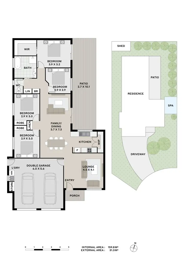 Floorplan of Homely house listing, 13 Constable Court, Kirwan QLD 4817