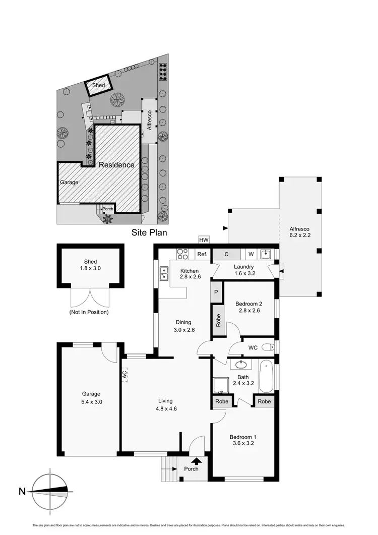 Floorplan of Homely unit listing, 2/55 Beech Street, Langwarrin VIC 3910