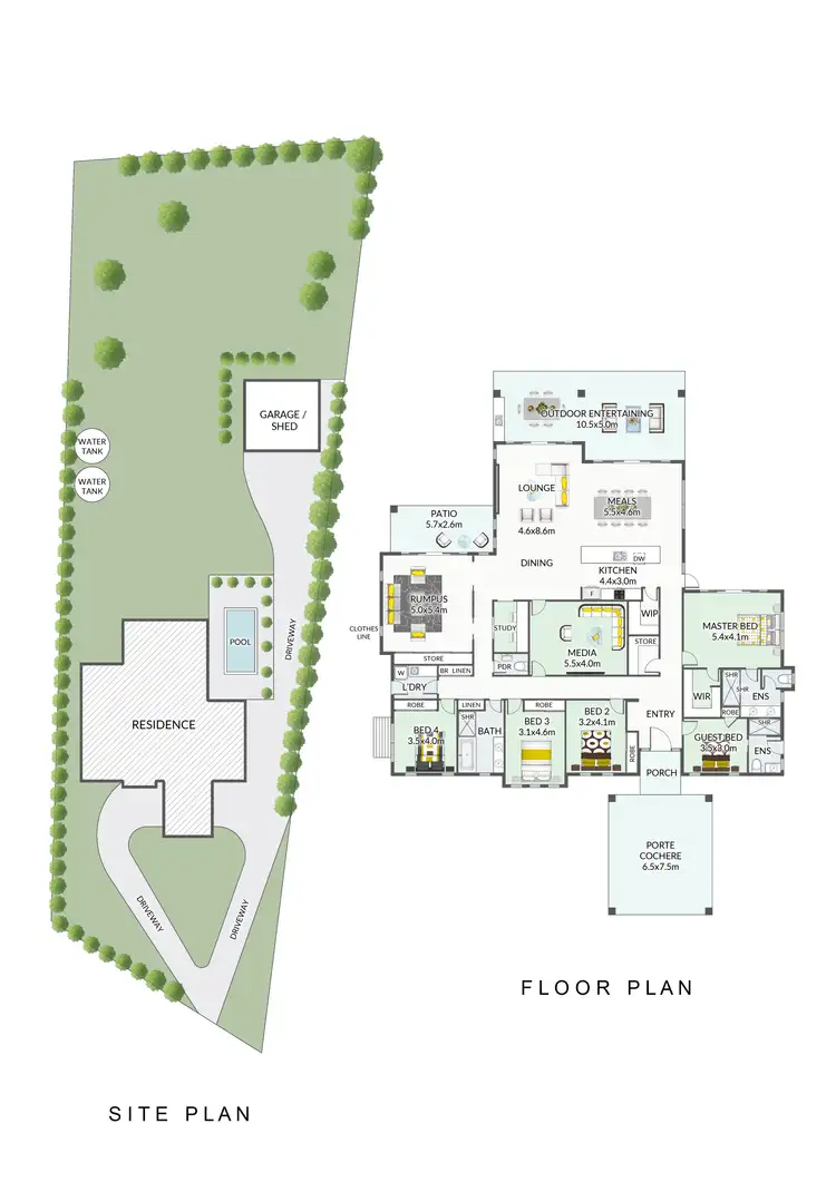 Floorplan of Homely house listing, 20 Honeyeater Crescent, Cannon Valley QLD 4800