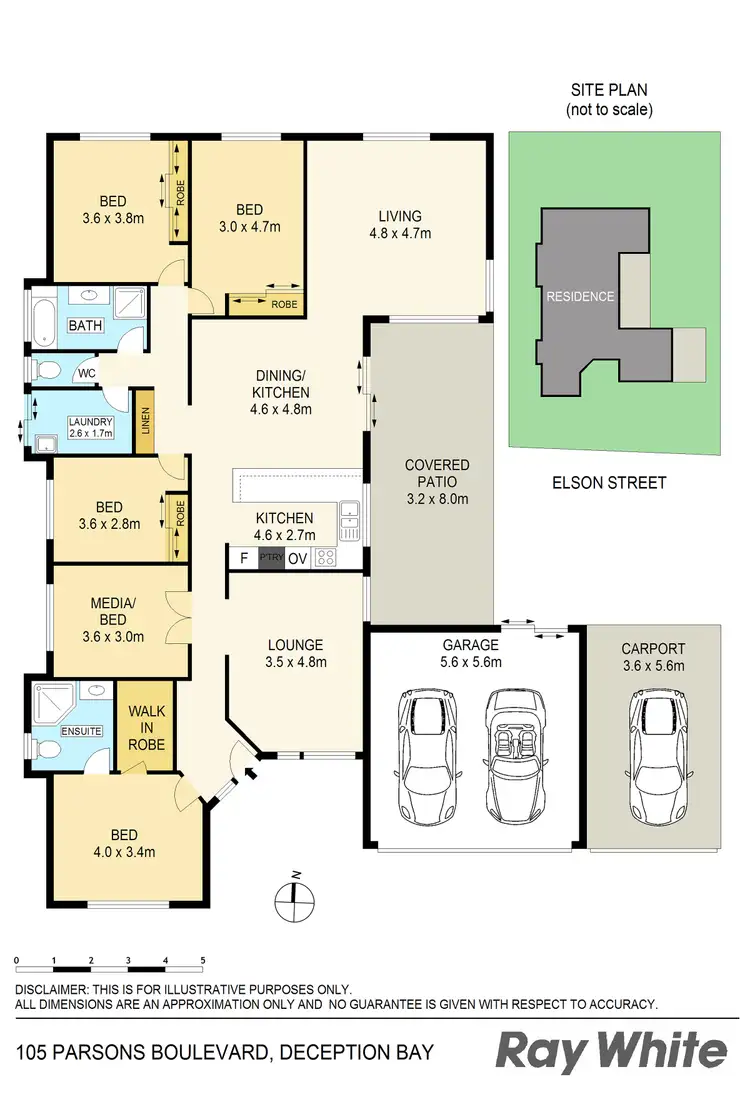Floorplan of Homely house listing, 105 Parsons Boulevard, Deception Bay QLD 4508