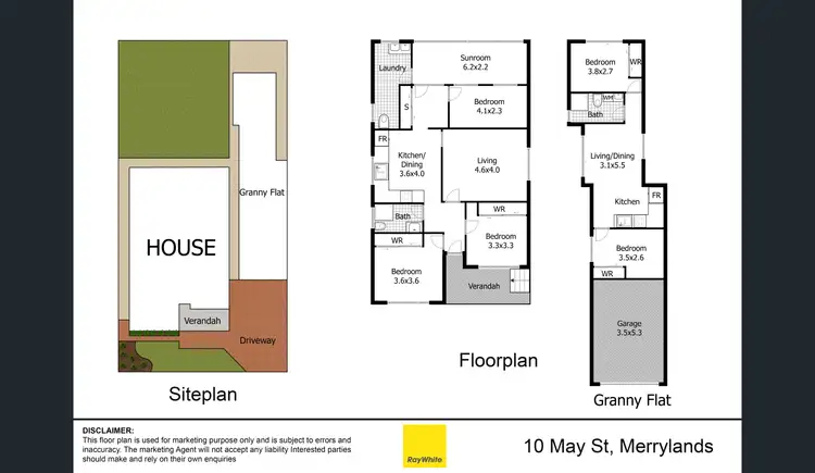 Floorplan of Homely house listing, 10 May Street, Merrylands NSW 2160
