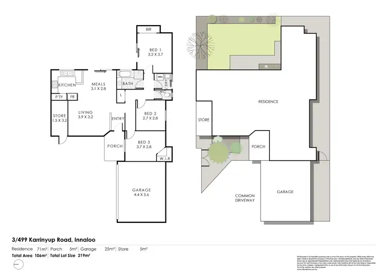 Floorplan of Homely house listing, 3/499 Karrinyup Road, Innaloo WA 6018