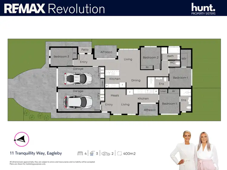 Floorplan of Homely semi-detached listing, 11 Tranquillity Way, Eagleby QLD 4207