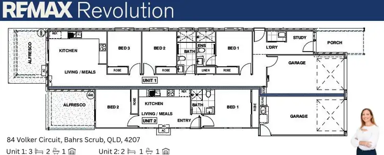 Floorplan of Homely house listing, 2/84 Volker Circuit, Bahrs Scrub QLD 4207