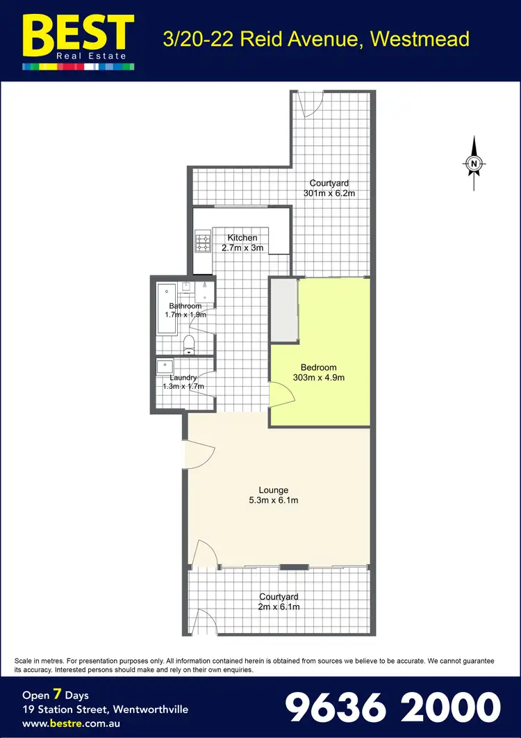 Floorplan of Homely unit listing, 3/20-22 Reid Avenue, Westmead NSW 2145