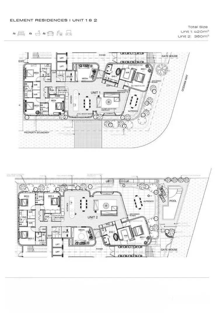 Floorplan of Homely apartment listing, 8 Oceania Way, Paradise Point QLD 4216
