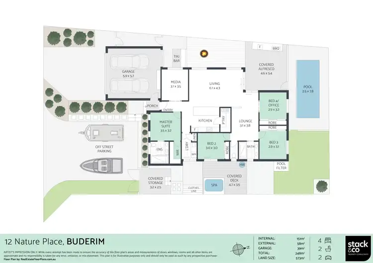 Floorplan of Homely house listing, 12 Nature Place, Buderim QLD 4556