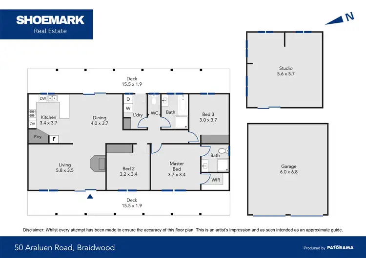 Floorplan of Homely house listing, 50 Araluen Road, Braidwood NSW 2622
