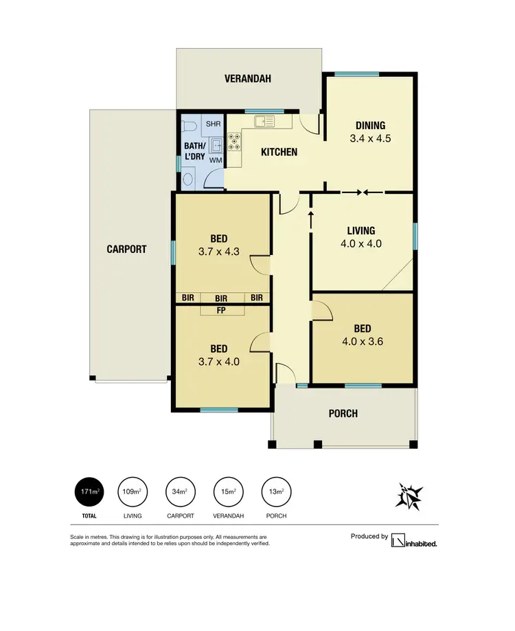 Floorplan of Homely house listing, 19 Harriet Street, Croydon SA 5008