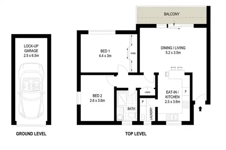 Floorplan of Homely apartment listing, 14/117 The Crescent, Homebush West NSW 2140