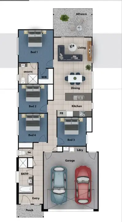 Floorplan of Homely house listing, 55 Belyando Street, Holmview QLD 4207