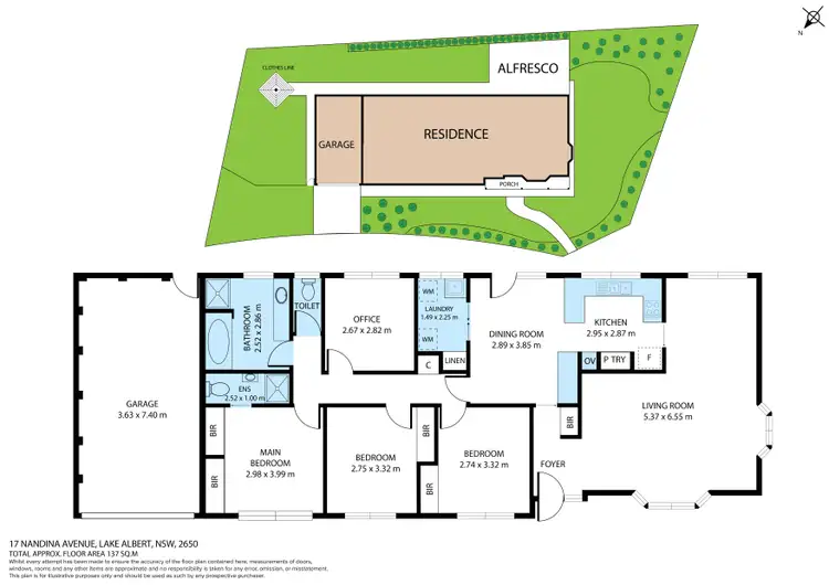 Floorplan of Homely house listing, 17 Nandina Avenue, Lake Albert NSW 2650