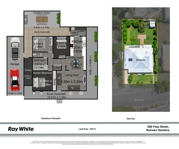 Floorplan of Homely house listing, 406 Feez Street, Norman Gardens QLD 4701