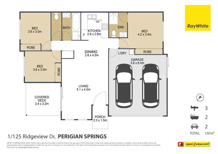 Floorplan of Homely house listing, 1/123 Ridgeview Drive, Peregian Springs QLD 4573