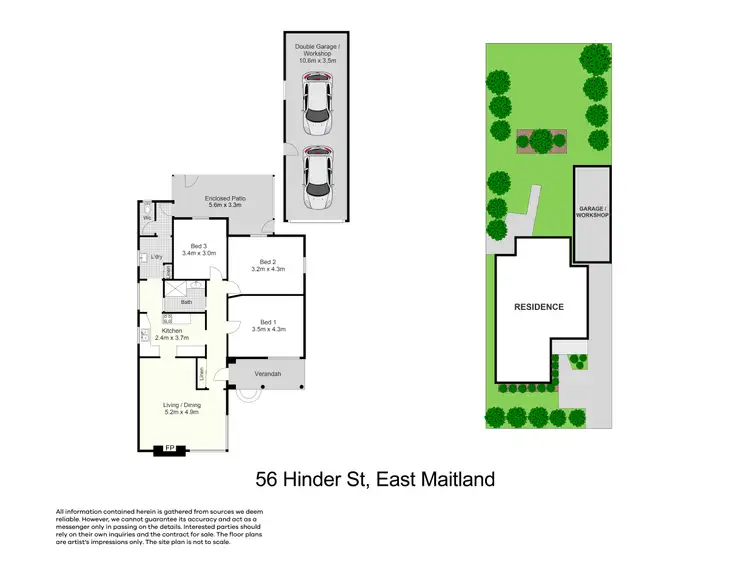 Floorplan of Homely house listing, 56 Hinder Street, East Maitland NSW 2323